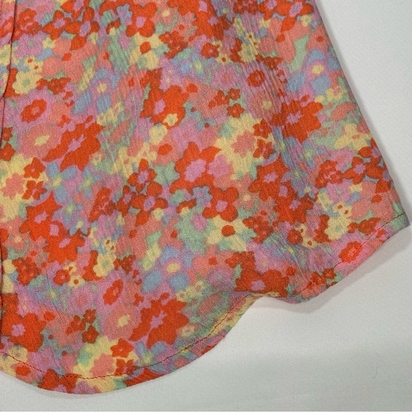 NWT New Billabong All For You Mini Dress Extra Small XS Floral Beach Soft Wrap - Picture 7 of 7